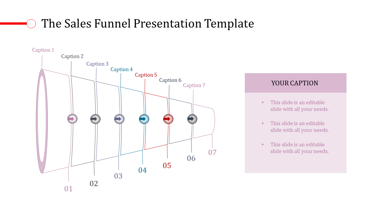 Editable Funnel Presentation Template PPT and Google Slides